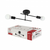 Люстра под лампу LOFT EASY-2E27-BL 2хЕ27 черный IN HOME, Светильники под лампу	