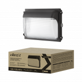 Светильник уличный настенный светодиодный WLS-LEVEL 120PA3-S-PC-BL 120/100/60Вт 100-277В 145Лм/Вт 3CCT 5лет IP65 NEOX, Светильники уличные коммерческие	