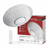Светильник светодиодный COMFORT CRYSTAL 125Вт 230В 3000-6500K 10000Лм 500x115мм с пультом ДУ IN HOME, Светильники декоративные	