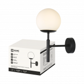 Светильник настенный под лампу AURORA ONE-G9-BL 1хG9 матовый плафон, черный корпус IN HOME, Светильники под лампу	