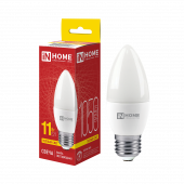 Лампа светодиодная LED-СВЕЧА-VC 11Вт 230В Е27 3000К 1050Лм IN HOME, Лампы светодиодные бытовые	