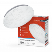 Светильник светодиодный серии DECO БАМБУК 18Вт 230В 6500К 1620Лм 260х55мм IN HOME, Светильники декоративные светодиодные	