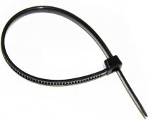 Купить хомут ксс-а 3,6х200 нейлоновый с уф защитой черный (100штук/упаковка) in home онлайн с доставкой по цене от  Хомут КСС-А 3,6х200 нейлоновый с УФ защитой черный (100штук/упаковка) IN HOME, Монтажный крепеж