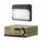 Светильник уличный настенный светодиодный WLS-LEVEL 80PA3-S-PC-BL 80/60/50Вт 100-277В 145Лм/Вт 3CCT 5лет IP65 NEOX, Светильники уличные коммерческие	