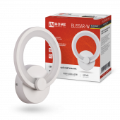Светильник светодиодный ELEGANT BLISSAR-W 15Вт 230В 3000-6500K 1050Лм STEP COLOR белый IN HOME, Светильники декоративные	