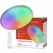 Светильник светодиодный COMFORT MYSTERY-RGB 75Вт 230В 3000-6500K 6000Лм 500x80мм с пультом ДУ IN HOME, Светильники декоративные	