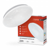 Светильник светодиодный серии DECO ГЛОРИЯ 24Вт 230В 4000К 2160Лм 330х55мм IN HOME, Светильники декоративные	