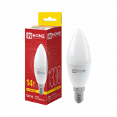 Лампа светодиодная LED-СВЕЧА-VC 14Вт 230В E14 3000K 1330Лм IN HOME, Лампы светодиодные бытовые	