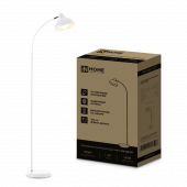 Светильник напольный под лампу ТНО 03-Е27Б 230В белый плафон, белый корпус IN HOME, Напольные светильники	