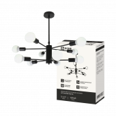 Люстра под лампу LOFT SPUTNIK-10E27-BL 10хЕ27 черный IN HOME, Светильники под лампу	