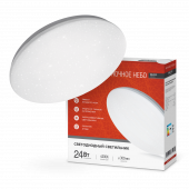 Светильник светодиодный серии DECO НОЧНОЕ НЕБО 24Вт 230В 4000К 2160Лм 330х55мм IN HOME, Светильники декоративные	