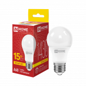 Лампа светодиодная LED-A60-VC 15Вт 230В Е27 3000К 1430Лм IN HOME, Лампы светодиодные бытовые	