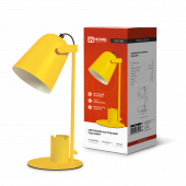 Светильник настольный под лампу на основании СНО 16Ж 40Вт E27 230В с органайзером ЖЕЛТЫЙ IN HOME, Светильники настольные под лампу	