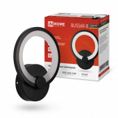 Светильник светодиодный ELEGANT BLISSAR-B 15Вт 230В 3000-6500K 1050Лм STEP COLOR черный IN HOME, Светильники декоративные	