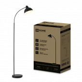 Светильник напольный под лампу ТНО 03-Е27Ч 230В черный плафон, черный корпус IN HOME, Напольные светильники	