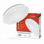 Светильник светодиодный серии DECO ГЛОРИЯ 48Вт 230В 4000К 4320Лм 380х55мм IN HOME, Светильники декоративные	