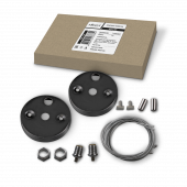 Комплект подвесов КП-LINE 1м черный NEOX, Светильники светодиодные линейные	