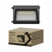 Светильник уличный настенный светодиодный WLP-LEVEL 120PA3-PC-BL 120/100/60Вт 100-277В 145Лм/Вт 3CCT 5лет IP65 NEOX, Светильники уличные коммерческие	