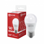 Лампа светодиодная LED-ШАР-VC 14Вт 230В E27 4000K 1330Лм IN HOME, Лампы светодиодные бытовые	