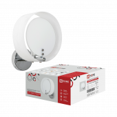 Светильник настенный под лампу MODERN LIMA-WL-E27-CH Е27 белый плафон, хромированный IN HOME, Люстры и Бра под лампу	