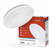 Светильник светодиодный серии DECO ГЛОРИЯ 24Вт 230В 6500К 2160Лм 330х55мм IN HOME, Светильники декоративные светодиодные	