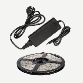 Набор светодиодная лента LS 50СW-60/33-5-AP 60LED 72Вт IP33 6000K холодный белый 5м, адаптер IN HOME, Светодиодная подсветка	