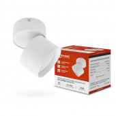 Светильник потолочный НПБ ЦИЛИНДР-GX53-SP-WH под лампу GX53 80х80мм белый IN HOME, Светильники потолочные накладные	