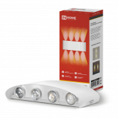 Светильник уличный светодиодный ДБУ TWIN-1030WH 10Вт 3000К IP54 белый IN HOME, Светильники светодиодные уличные	