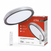 Светильник светодиодный COMFORT AFINA 75Вт 230В 3000-6500K 6000Лм 500x80мм с пультом ДУ IN HOME, Светильники декоративные	