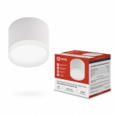 Светильник потолочный НПБ-ЦИЛИНДР-GX53 TBM-EL-WH с подсветкой 80х70мм белый IN HOME, Светильники потолочные накладные	