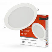 Панель светодиодная встраиваемая круглая RLP 18Вт 230В 4000К 1080Лм 225мм белая IP40 IN HOME, Панели светодиодные встраиваемые	