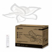 Светильник светодиодный ELEGANT LOTUS 90Вт 230В 3000-6500K 590х570х90мм c пультом ДУ белый IN HOME, Светильники декоративные	