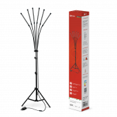 Светильник напольный на треноге светодиодный ТНО-Т2-ФИТО красно-синий 6Т60 60Вт 6 плафонов, пульт на шнуре IN HOME, Фитосветильники	