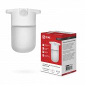 Светильник для сауны потолочный САУНА E27-ППС пластик, стекло IP65 110x138мм белый IN HOME, Светильники для сауны	