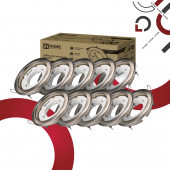 Светильник встраиваемый GX53R-standard RSC-10PACK под GX53 сатин-хром (10 шт./упак.) IN HOME, Светильники точечные встраиваемые	