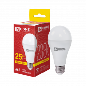 Лампа светодиодная LED-A65-VC 25Вт 230В Е27 3000К 2380Лм IN HOME, Лампы светодиодные бытовые	