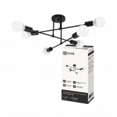 Люстра под лампу LOFT EASY-6E27-BL 6хЕ27 черный IN HOME, Светильники под лампу	