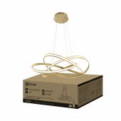 Светильник светодиодный ESTETIKA DALI-HL-120GL 120Вт 230В 3000-6500K 600х490x170мм 1.2м трос ДУ золото IN HOME, Светильники декоративные светодиодные	