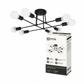 Люстра под лампу LOFT EASY-8E27-BL 8хЕ27 черный IN HOME, Светильники под лампу	