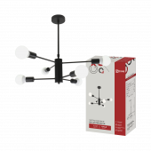 Люстра под лампу LOFT SPUTNIK-6E27-BL 6хЕ27 черный IN HOME, Светильники под лампу	