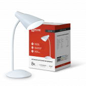 Светильник настольный светодиодный SIMPLE ССО-19Б 8Вт 6500К 480Лм сенсор, с адаптером БЕЛЫЙ IN HOME, Светильники настольные светодиодные	