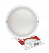 Светильник светодиодный герметичный СПП ОAД-2065-КРУГ 20Вт 6500К 1800Лм с оптико-акустическим датчиком IP65 155мм IN HOME, Светильники ЖКХ	