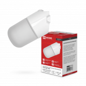 Светильник для сауны наклонный САУНА E27-НПС пластик, стекло IP65 101x160мм белый IN HOME, Светильники для сауны	