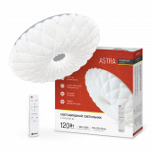 Светильник светодиодный COMFORT ASTRA 120Вт 230В 3000-6500K 9600Лм 500x100мм с пультом ДУ IN HOME, Светильники декоративные светодиодные	