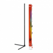 Светильник напольный светодиодный ТСО 01Ч 12Вт RGB, с пультом ДУ, с адаптером ЧЕРНЫЙ IN HOME, Напольные светильники	