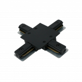 Коннектор шинопровода X-образный XC-B-TL черный серии TOP-LINE IN HOME, Шинопровод и аксессуары к трековым светильникам	