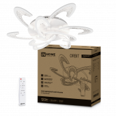 Светильник светодиодный ELEGANT ORBIT 120Вт 230В 3000-6500K 925х810х120мм c пультом ДУ белый IN HOME, Светильники декоративные	