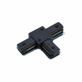 Коннектор T-тип TRB-BL для шинопровода RB черный IN HOME, Шинопровод и аксессуары к трековым светильникам	