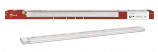 Светильник светодиодный СПБ-110 STD-ФИТО красно-синий спектр 55Вт 1200мм IP40 IN HOME, Фитосветильники	
