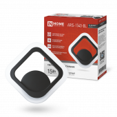 Светильник светодиодный ELEGANT ARIS-1540-BL 15Вт 230В 4000K 1200Лм черный IN HOME, Светильники декоративные светодиодные	